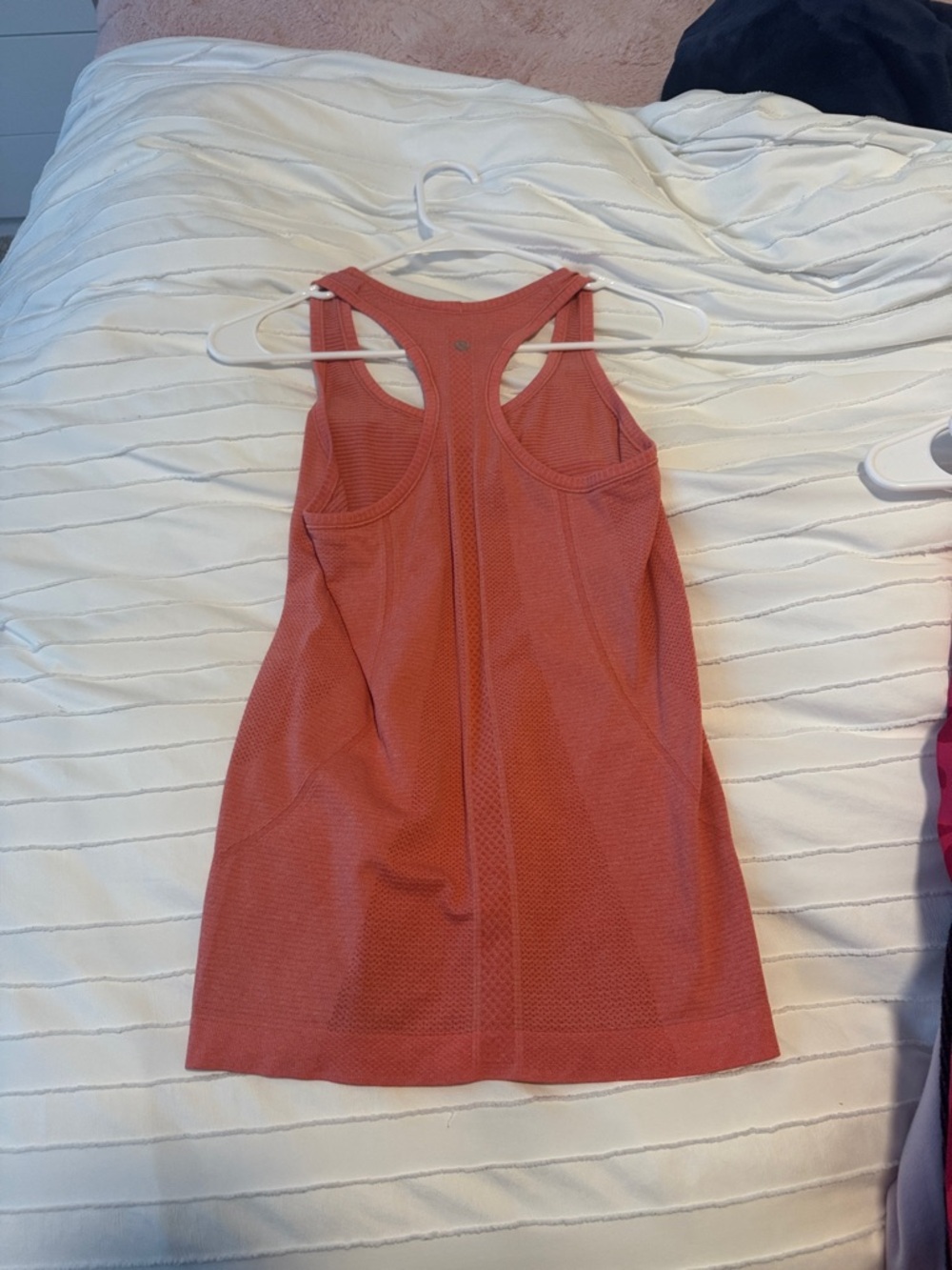 Lululemon Coral Racerback Tank Top - Picture 2 of 4